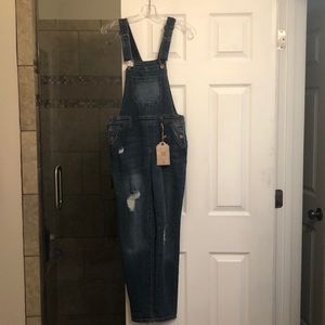 NWT - denim overalls